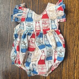 Pink Chicken Soda Pop bubble 6/12mo